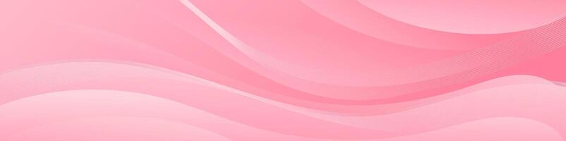 Abstract pink banner color with a unique wavy design. It is ideal for creating eye catching headers, promotional banners, and graphic elements with a modern and dynamic look. vector