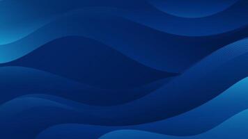 Abstract Dark blue Background with Wavy Shapes. flowing and curvy shapes. This asset is suitable for website backgrounds, flyers, posters, and digital art projects. vector