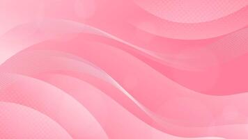 Abstract pink Background with Wavy Shapes. flowing and curvy shapes. This asset is suitable for website backgrounds, flyers, posters, and digital art projects. vector