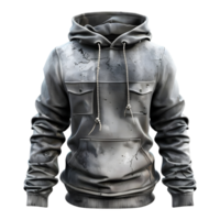 AI generated 3D Rendering of a Winter Hoodie on Transparent Background - Ai Generated png