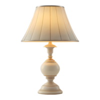 ai gegenereerd 3d renderen van een tafel licht lamp voor slaapkamer Aan transparant achtergrond - ai gegenereerd png