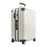 ai generado 3d representación de un viaje bolso o maleta en transparente antecedentes - ai generado png