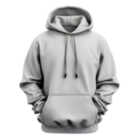 ai généré 3d le rendu de une hiver sweat à capuche sur transparent Contexte - ai généré png