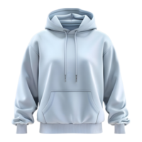 ai generiert 3d Rendern von ein Winter Kapuzenpullover auf transparent Hintergrund - - ai generiert png