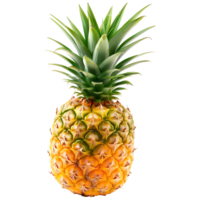 ai generiert 3d Rendern von ein Ananas auf transparent Hintergrund - - ai generiert png