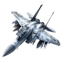 AI generated 3D Rendering of a Airforce Fighter Jet on Transparent Background - Ai Generated png