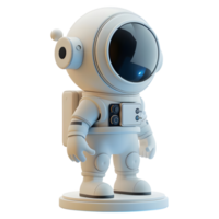 AI generated 3D Rendering of a Astronaut in Space on Transparent Background - Ai Generated png