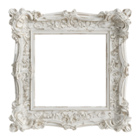 AI generated 3D Rendering of a Modern Picture Frame on Transparent Background - Ai Generated png