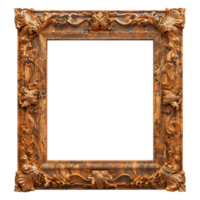 AI generated 3D Rendering of a Modern Picture Frame on Transparent Background - Ai Generated png