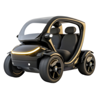 AI generated 3D Rendering of a Mini Open Car on Transparent Background - Ai Generated png