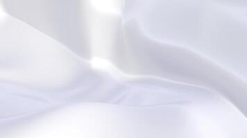 white satin fabric loop animated background video