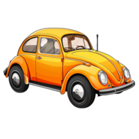 AI generated Sticker of a Beautiful Car On a Transparent Background - Ai Generated png