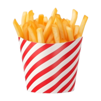 AI generated French Fries on Transparent background - Ai Generated png
