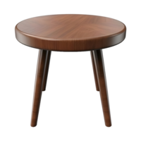 AI generated 3D Rendering of a Wooden Table on Transparent Background - Ai Generated png