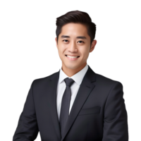 AI generated Young Businessman Standing on Transparent background - Ai Generated png