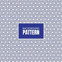 Seamless Hexagonal Blue Colored Pattern Background Design vector