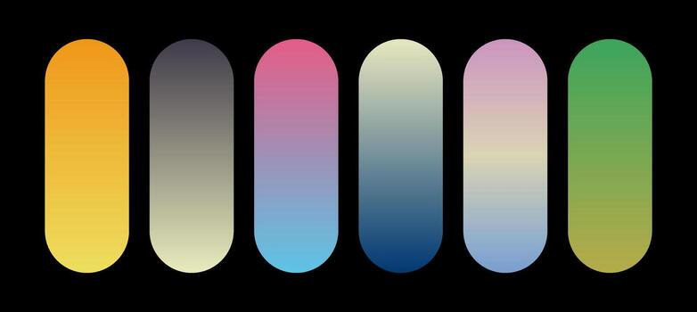 A Set of Cool Soft Gradient Illustrations Background vector