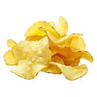 ai generato Patata patatine fritte su trasparente sfondo - ai generato png