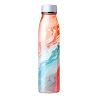 AI generated Colorful Water Bottle on Transparent background - Ai Generated png