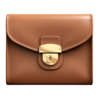 AI generated 3D Rendering of a Woman Purse on Transparent Background - Ai Generated png