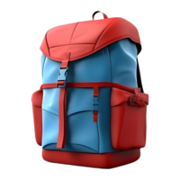 AI generated 3D Rendering of a Traveler Bag on Transparent Background - Ai Generated png