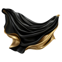 AI generated Silk Cloth in the Air on Transparent background - Ai Generated png