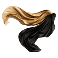 AI generated Silk Cloth in the Air on Transparent background - Ai Generated png