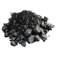 AI generated Black Coal Rust on Transparent background - Ai Generated png