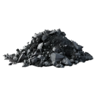 AI generated Black Coal Rust on Transparent background - Ai Generated png