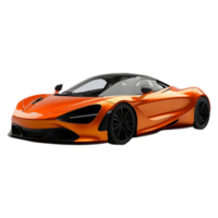 AI generated 3D Rendering of a Luxury Car on Transparent Background - Ai Generated png