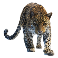 ai genererad 3d tolkning av en vild tiger på transparent bakgrund - ai genererad png