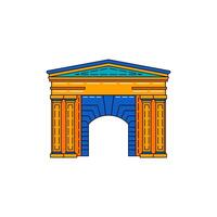 fort vredeburg museum vector