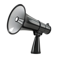 AI generated 3D Rendering of a Megaphone on Transparent Background - Ai Generated png