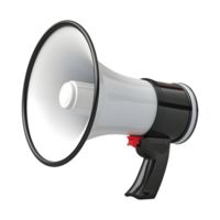 AI generated 3D Rendering of a Megaphone on Transparent Background - Ai Generated png