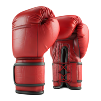 AI generated 3D Rendering of a Boxing Gloves on Transparent Background - Ai Generated png