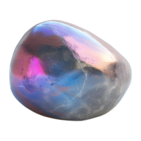 AI generated 3D Rendering of a Colorful Stone on Transparent Background - Ai Generated png