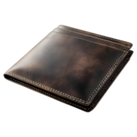 AI generated 3D Rendering of a Leather Wallet on Transparent Background - Ai Generated png