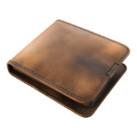 AI generated 3D Rendering of a Leather Wallet on Transparent Background - Ai Generated png