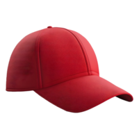 ai generado 3d representación de un vistoso béisbol gorra en transparente antecedentes - ai generado png