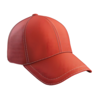 ai generado 3d representación de un vistoso béisbol gorra en transparente antecedentes - ai generado png