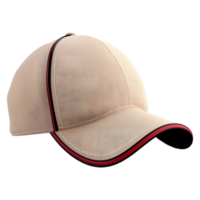 ai generato 3d interpretazione di un' colorato baseball berretto su trasparente sfondo - ai generato png