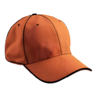 ai generado 3d representación de un vistoso béisbol gorra en transparente antecedentes - ai generado png