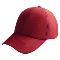 ai generado 3d representación de un vistoso béisbol gorra en transparente antecedentes - ai generado png