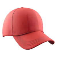 ai généré 3d le rendu de une coloré base-ball casquette sur transparent Contexte - ai généré png