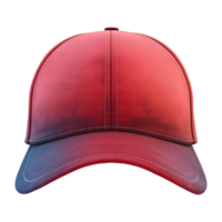 ai généré 3d le rendu de une coloré base-ball casquette sur transparent Contexte - ai généré png