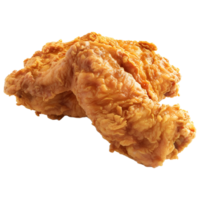 AI generated 3D Rendering of a Fried Chicken Piece on Transparent Background - Ai Generated png