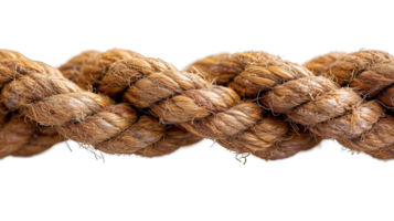 AI generated horizontal Rope Isolated on Transparent Background ,generative ai png