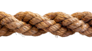 AI generated horizontal Rope Isolated on Transparent Background ,generative ai png