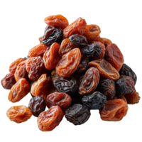 AI generated raisins isolated on transparent background ,generative ai png