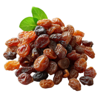 AI generated raisins isolated on transparent background ,generative ai png